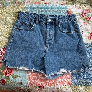 Gianni Bini Distressed Blue Jean Shorts